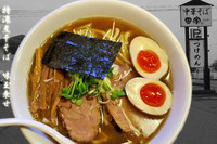 「特濃煮干しそば＋味玉」@中華そば 田家 本店の写真