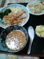 「つけちゃん（つけ麺＋半チャーハン）」@房総つけめんの写真