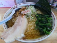 「らぁめん（鶏支那そば） 細麺　（大盛り）」@らぁめん 鶏支那屋の写真