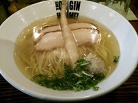 「塩らあめん750円＋ビール」@らあめん元の写真