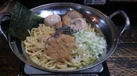 「焼き油そば＋味玉」@つけめん あびすけ 日吉店の写真