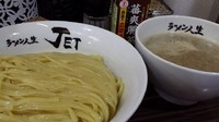 「濃厚鶏煮込みつけ麺　｢鶏軍・暁の出撃｣並900円」@ラーメン人生 JET 福島本店の写真