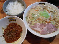 「濃菜麺＋じっくりコトコト煮込んだトマベジ＋ごはん小」@濃菜麺 井の庄の写真