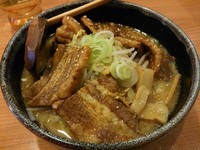 「九州麦味噌肉そば （大盛り：サービス）」@麺屋 一樹の写真