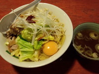 「まぜそば大盛740円」@麺屋二八の写真