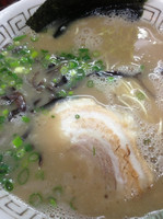 「ラーメン アブラ抜き＋湯気通し」@博多長浜らーめん 楓神の写真