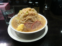 「塩ラーメン(野菜、脂多め、ニンニク入り)」@らーめん大 五反田店の写真