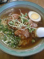 「鶏そば」@闘牛の写真