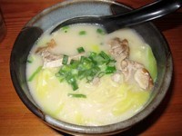 「とり白湯めん　294円」@鳥貴族 浅草店の写真