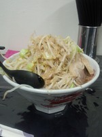 「神龍（ニンニク追加）＋α」@へーちゃんラーメンの写真