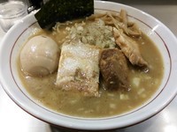 「【限定】濃厚にぼし蕎麦750円＋味玉（クーポン券）」@中華蕎麦 瑞山（ZUIZAN）の写真