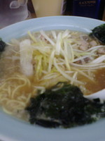 「ネギラーメン小」@ラーメンショップ 山香店の写真