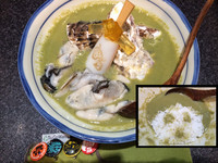 「三牡蠣」@烈志笑魚油 麺香房 三くの写真