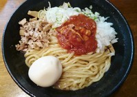 「えびまぜ800円+味玉100円」@はりけんラーメンの写真