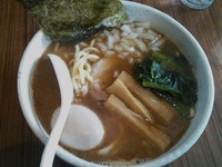 「中華そば(大盛) ￥750＋味玉(クーポン)」@中華そば 伝堂の写真