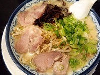 「もやしラーメン」@博多ラーメン しばらく 西新店の写真
