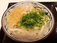「かけうどん(並盛)280円」@丸亀製麺 イーサイト高崎店の写真