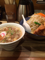 「煮干つけ麺+角煮」@麺屋 ジャイアン 田無本店の写真