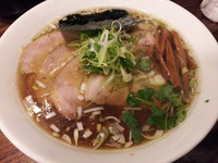 「幻六醤油焼豚そば大盛り＋はまぐり飯」@中華そば 幻六の写真