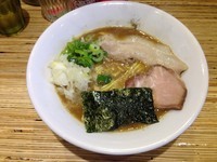 「［限定］さかなクン〜特濃バージョン〜ラーメン 750円＋和え玉」@NOODLE STOCK 鶴おかの写真