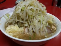 「小ラーメン（ニンニク、ヤサイ）」@ラーメン二郎 茨城守谷店の写真