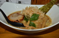 「鶏節山賊麺（150g）　800円」@上州山賊麺 大大坊の写真