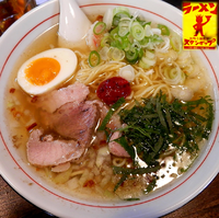 「梅塩ソバ(750円）」@新町立麺食堂 スタンダップの写真