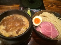 「つけめん【並】＋低温レアチャーシュー」@中華そば ことぶきやの写真