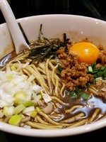 「特濃にぼしそば750円+追い飯100円」@おおぜき中華そば店の写真