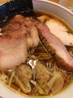 「チャーシューワンタンメン」@白河手打中華そば  一番いちばんの写真