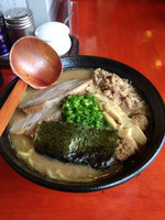 「二代目らぁめん大盛＋肉増し＋魚粉増し」@二代目狼煙 本店 葉隠製麺の写真