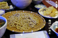 「鶏汁つけめん　せいろ」@めん処 彩め庵の写真