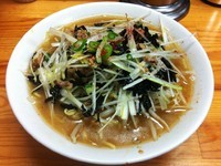 「豚骨岩海苔ネギそば 750円」@九州大分ラーメン 麺恋亭 中華街店の写真