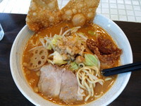 「白湯味噌麺 並 750円（1月限定）」@つけそば 麺彩房 五反田店の写真