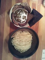 「味玉ちゃあしゅうつけめん(あつもり)」@瞠 池袋店の写真