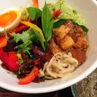 「【限定】GReeeeN!!!だよぉ～ニボペーニョつき」@麺や 蒼 AOIの写真