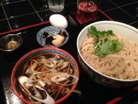 「【限定】牡蠣みぞれ900円＋中華麺に変更10円＋冷酒」@鈴木庄兵衛商店の写真