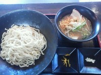 「鶏白湯つけめん（コーヒー&スイーツワンプレートデザート付）」@SOUSOUの写真