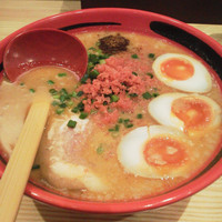 「えびしおそのまま（太麺）+味玉」@えびそば一幻 新宿店の写真