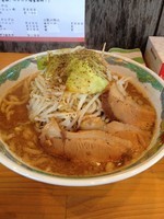 「野菜ラーメン大盛り(ヤサイ、アブラ、濃厚)」@麺魂 39の写真