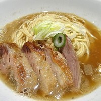 「比内鶏肉そば 小　750円」@自家製麺 伊藤 銀座店の写真