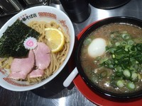 「特製つけそば（大盛）」@東京神田 角中中華そば店の写真