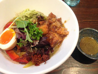 「【限定】GReeeeN!!!だよぉ～ニボペーニョつき800円」@麺や 蒼 AOIの写真