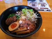 「黒キャリー830円＋ごはん無料」@極太麺 まな屋の写真