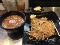 「焼きもりめん伊勢海老の滴＋バジルチーズ」@四代目 けいすけの写真