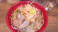 「味噌野郎ラーメン＋焼き野菜マシ（７００円＋５０円）」@野郎ラーメン 浅草橋西口店の写真