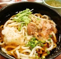 「紀州梅冷しうどん(504円)」@和風レストラン まるまつ 釜石店の写真