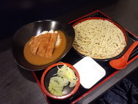 「ミニかつカレーセット490円（キャンペーン価格）」@つぼみ家 神田東口店の写真