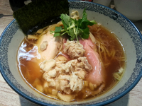 「【気まぐれ限定】フィッシュボーン～鯛骨～￥750」@中華そば 四つ葉の写真