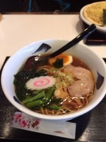 「Wスープ煮干しラーメン」@京らーめん糸ぐるま マリエとやま店の写真